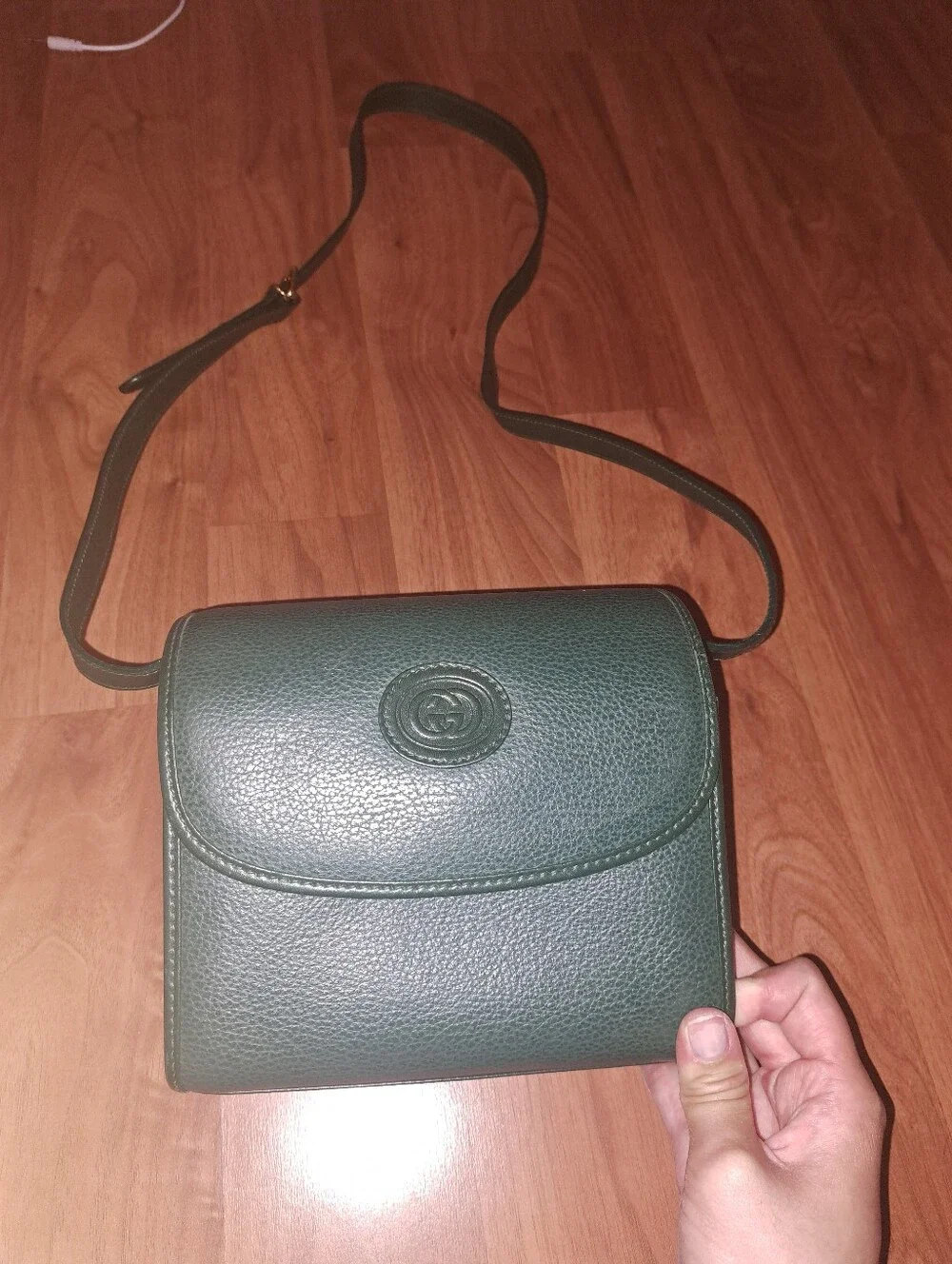 GUCCI Vintage 1980s Cube Crossbody